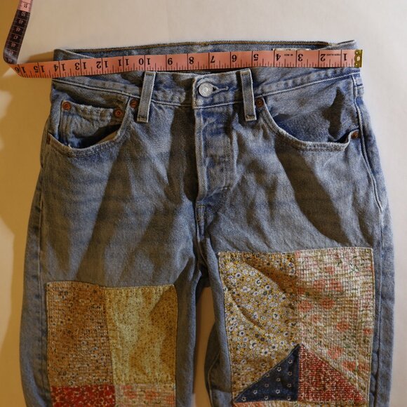 Levi's 501 ‘90s Patchwork Women's Jeans - Picture 6 of 8